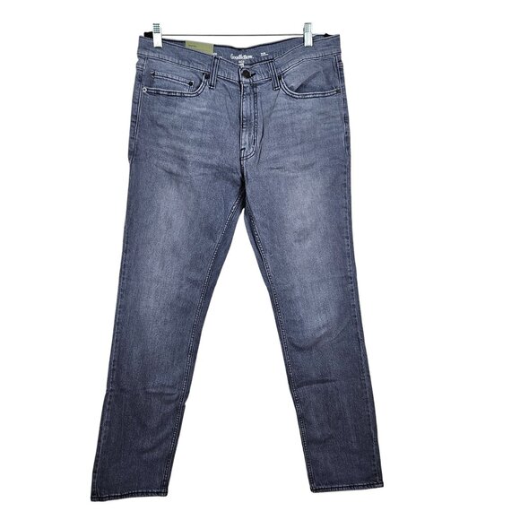 Goodfellow & Co Mens Straight Slim Fit Total Flex Denim Blue Jeans W36 L32 - Picture 1 of 9
